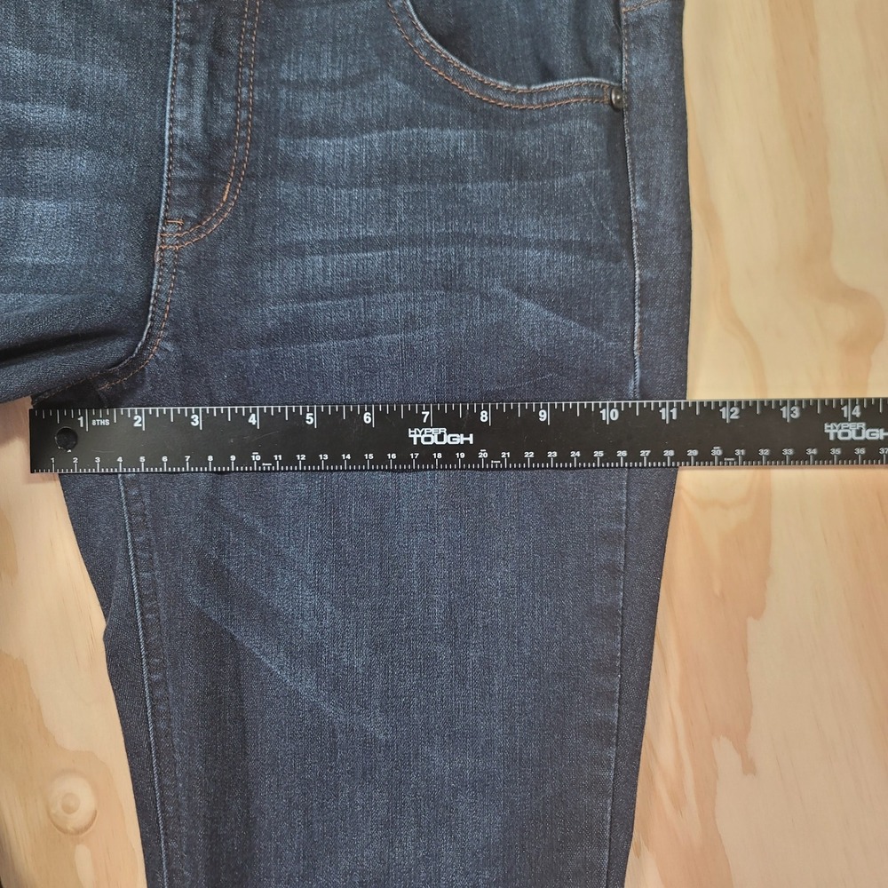 Democracy Bootcut Jeans Indigo Blue Size 10 32x31 Ab Technology Western Cowboy - Picture 4 of 10